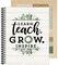 Carson Dellosa Modern Farmhouse Teacher Planner 2025-2026, Undated 8" x 11" Lesson Plan Book With Stickers, Class Schedule, and Weekly Calendar School Supplies, Homeschool and Classroom Must Haves
